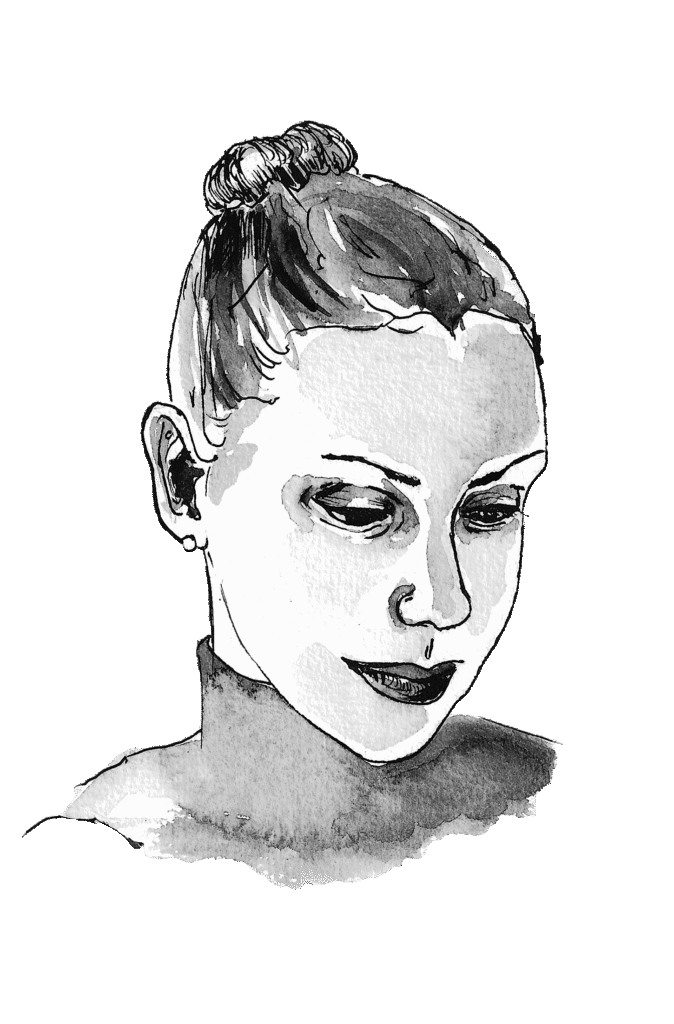 Illustration portrait Lucie Laux cabinet avocat