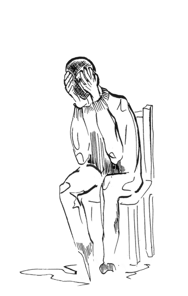 Illustration d'une personne qui se tient la tête